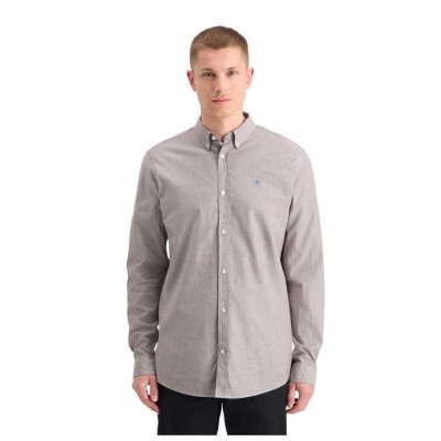 риза,с,дълъг,ръкав,мъжки,ризи,scotch,&,soda,essential,oxford,solid,long,sleeve,shirt,grey