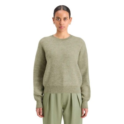 блуза,дамски,пуловери,дамски,плетени,дрехи,scotch,&,soda,fuzzy,sweater,green,(washed,sage,melange)