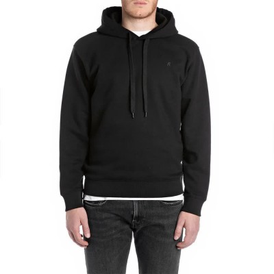 суичър,мъжки,пуловери,replay,m3103.000.23832,hoodie,black