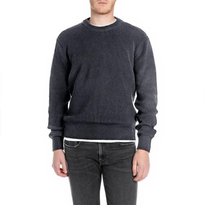 блуза,мъжки,пуловери,replay,uk4722.000.g23788,sweater,night,blue,(blue)
