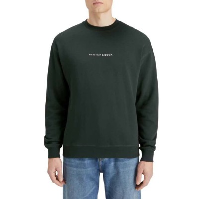 блуза,мъжки,пуловери,scotch,&,soda,core,logo,front,sweatshirt,green