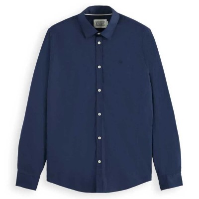 риза,с,дълъг,ръкав,мъжки,ризи,scotch,&,soda,core,long,sleeve,shirt,night,(blue)