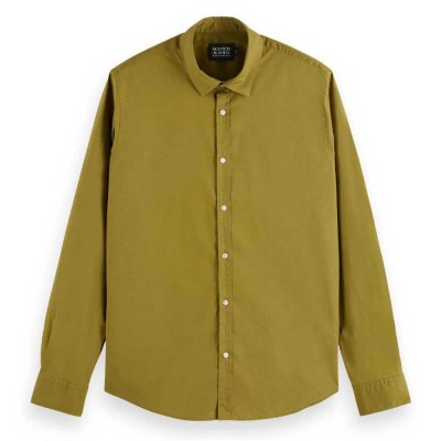 риза,с,дълъг,ръкав,мъжки,ризи,scotch,&,soda,seasonal,essentials,solid,long,sleeve,shirt,green