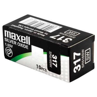 батерии,maxell,317m,alkaline,battery,clear,(black)