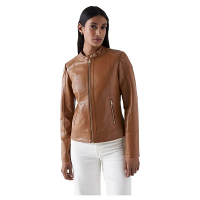 яке,дамски,якета,и,палта,salsa,jeans,21008961,leather,jacket,brown