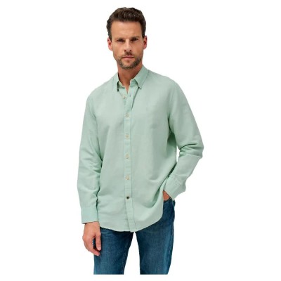 риза,с,дълъг,ръкав,мъжки,ризи,salsa,jeans,cotton,linnen,regular,fit,long,sleeve,shirt,light,green,v2