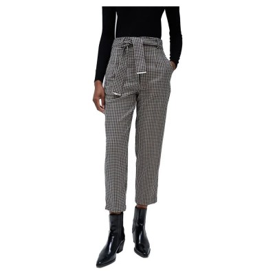 дънки,дамски,панталони,salsa,jeans,cropped,slim,high,chino,pants,black