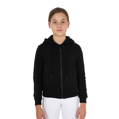 поларена,блуза,детски,блузи,equestro,inside,fleece,full,zip,sweatshirt,black