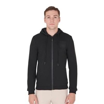 поларена,блуза,мъжки,пуловери,equestro,inside,fleece,full,zip,sweatshirt,black