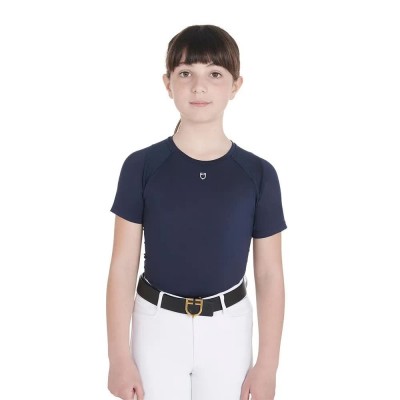 тениска,детски,тениски,equestro,technical,training,short,sleeve,t,shirt,navy,blazer,(blue)