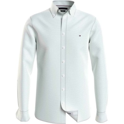 риза,с,дълъг,ръкав,дамски,ризи,мъжки,ризи,tommy,hilfiger,flex,mini,print,sf,long,sleeve,shirt,white,(optic,white,olympic,green)