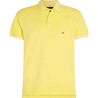 мъжки,блузи,с,яка,tommy,hilfiger,garment,dye,short,sleeve,polo,yellow