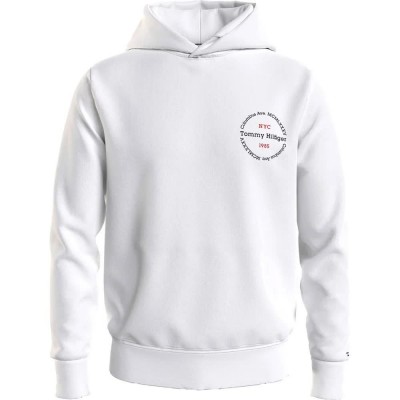 суичър,мъжки,пуловери,tommy,hilfiger,roundel,hoodie,white,(white)