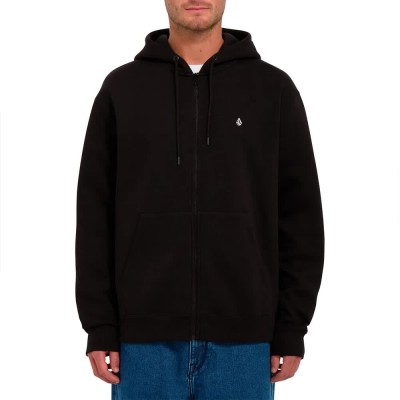 блуза,мъжки,пуловери,volcom,single,stone,full,zip,sweatshirt,black