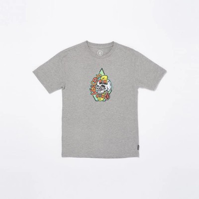 тениска,детски,тениски,volcom,skullskate,hth,short,sleeve,t,shirt,grey,(heather,grey)