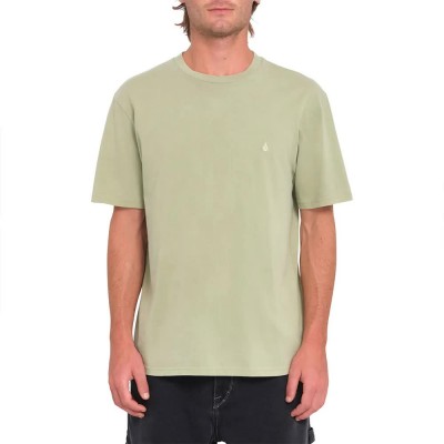 тениска,мъжки,тениски,volcom,solid,stone,emb,short,sleeve,t,shirt,green,tea,(green)