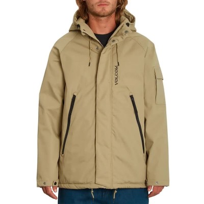яке,мъжки,якета,volcom,stoke,stone,ii,10k,jacket,beige,green,(khaki)