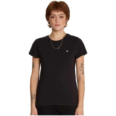 тениска,дамски,тениски,volcom,stone,blanks,short,sleeve,t,shirt,black