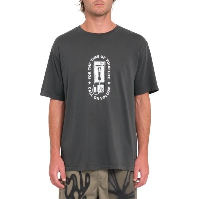тениска,мъжки,тениски,volcom,time,of,your,life,short,sleeve,t,shirt,stealth,(grey)