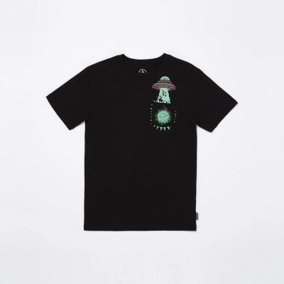 тениска,детски,тениски,volcom,udder,space,short,sleeve,t,shirt,black