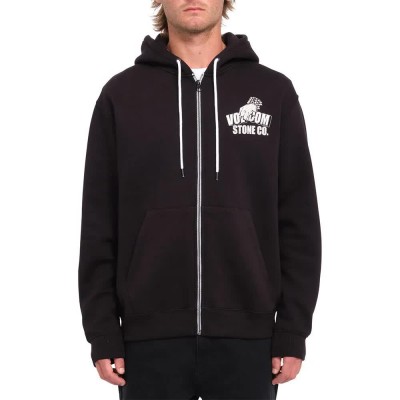 блуза,мъжки,пуловери,volcom,watanite,full,zip,sweatshirt,black,(black)