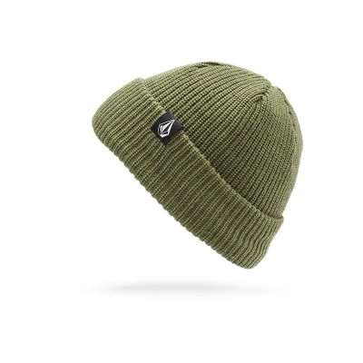 юношеска,шапка,всички,шапки,volcom,youth,lined,beanie,ivy,(green)