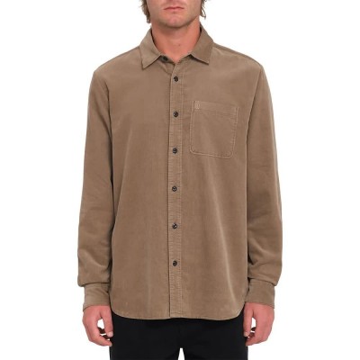 риза,с,дълъг,ръкав,мъжки,ризи,volcom,zander,long,sleeve,shirt,teak,(brown)