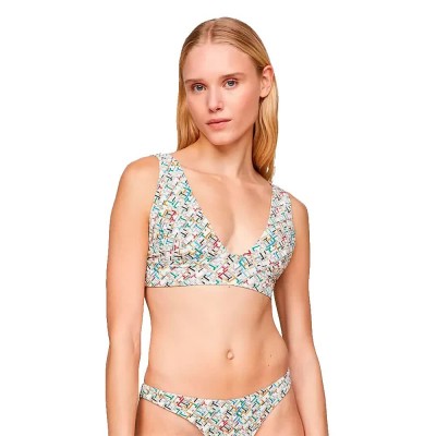 дамски,бански,костюми,tommy,hilfiger,monogram,s,fixed,triangle,bikini,top,multicolor,(multi,monogram,calico)