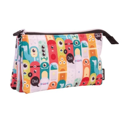 канцеларски,принадлежности,milan,5,pocket,the,aliens,special,series,pencil,case,multicolor,(multicolor)