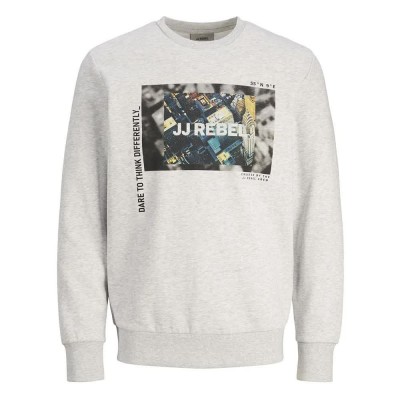 блуза,мъжки,пуловери,jj,rebel,tokyo,sweatshirt,white,melange,(white)