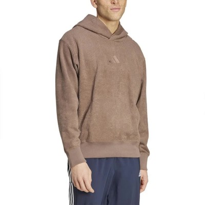 блуза,мъжки,пуловери,adidas,elevated,all,szn,terry,loop,sweatshirt,brown