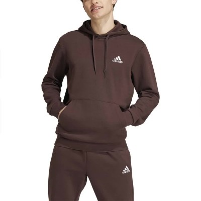 суичър,мъжки,пуловери,adidas,essentials,fleece,hoodie,brown,(shadow,brown)