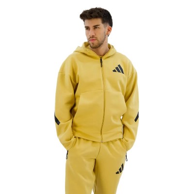 блуза,мъжки,пуловери,adidas,new,z.n.e,full,zip,sweatshirt,oat,(yellow)