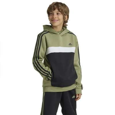 суичър,детски,блузи,adidas,tiberio,3,stripes,colorblock,fleece,hoodie,black