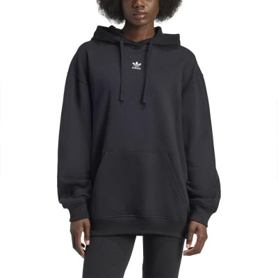 суичър,дамски,блузи,adidas,originals,essentials,loose,fleece,hoodie,black