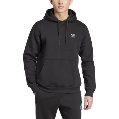 суичър,мъжки,пуловери,adidas,originals,trefoil,essentials,hoodie,black,black,(black)