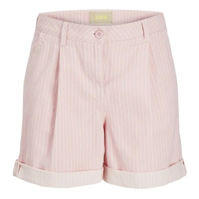 къси,панталони,дамски,панталони,jack,&,jones,maddy,rlx,ctn,jjxx,shorts,pink,(morning,glory,white,pinstripe)