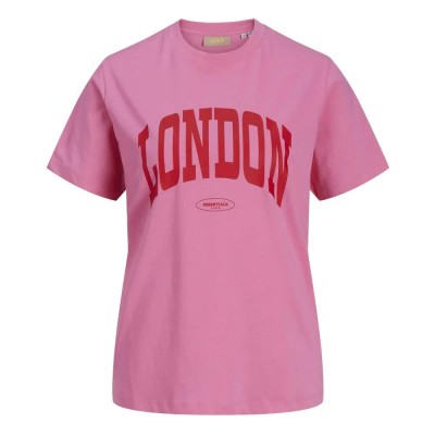 тениска,дамски,тениски,jack,&,jones,merle,reg,jjxx,short,sleeve,t,shirt,pink,(morning,glory,london)
