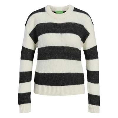 блуза,дамски,пуловери,дамски,плетени,дрехи,jack,&,jones,penelope,jjxx,sweater,white,black,(black,cloud,dancer)
