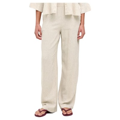 панталони,дамски,панталони,jack,&,jones,poppy,summer,jjxx,high,waist,pants,beige,(feather,gray,pinstripe)