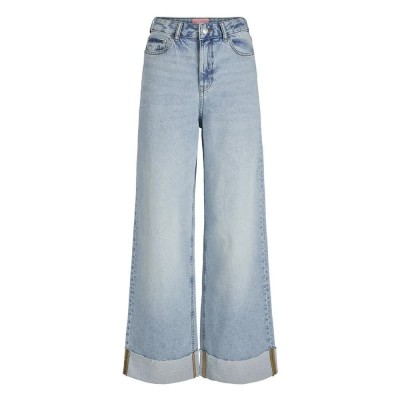 дънки,дамски,панталони,jack,&,jones,tokyo,wide,fold,up,r6169,jjxx,high,waist,jeans,blue