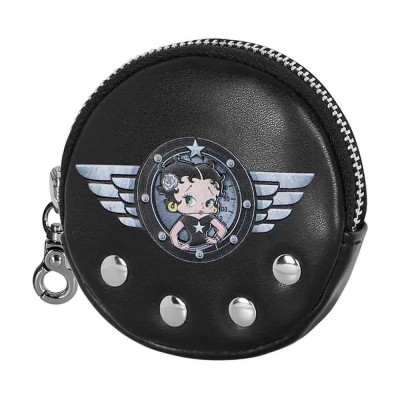 портфейли,и,портмонета,karactermania,betty,boop,motor,love,cookie,woman,coin,purse,black,(black)