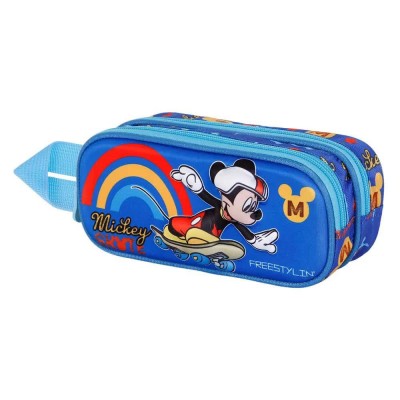 канцеларски,принадлежности,karactermania,disney,mickey,mouse,freestyle,3d,double,pencil,case,blue,(blue)