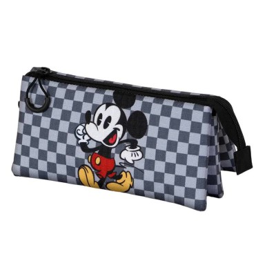 канцеларски,принадлежности,karactermania,disney,mickey,mouse,move,triple,pencil,case,grey