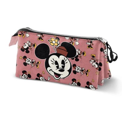 канцеларски,принадлежности,karactermania,disney,minnie,mouse,triple,pencil,case,pink