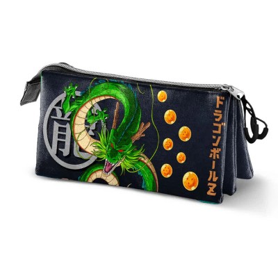 канцеларски,принадлежности,karactermania,dragon,ball,shenron,triple,pencil,case,black,(dark,blue)