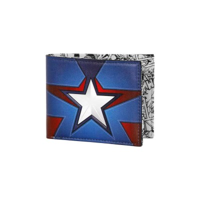 портфейли,и,портмонета,karactermania,marvel,captain,america,courage,wallet,blue,(blue)