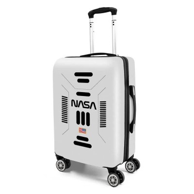 куфари,karactermania,nasa,spaceship,abs,4,wheel,cabin,suitcase,white