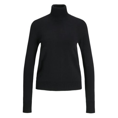 блуза,дамски,пуловери,дамски,плетени,дрехи,jack,&,jones,ada,comfy,high,neck,sweater,black,(black,fog)