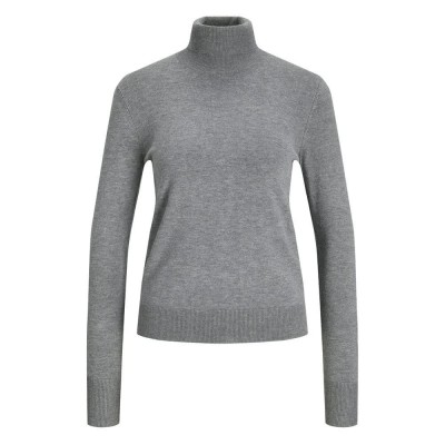блуза,дамски,пуловери,дамски,плетени,дрехи,jack,&,jones,ada,comfy,high,neck,sweater,medium,grey,melange,fuchsia,red,(grey)